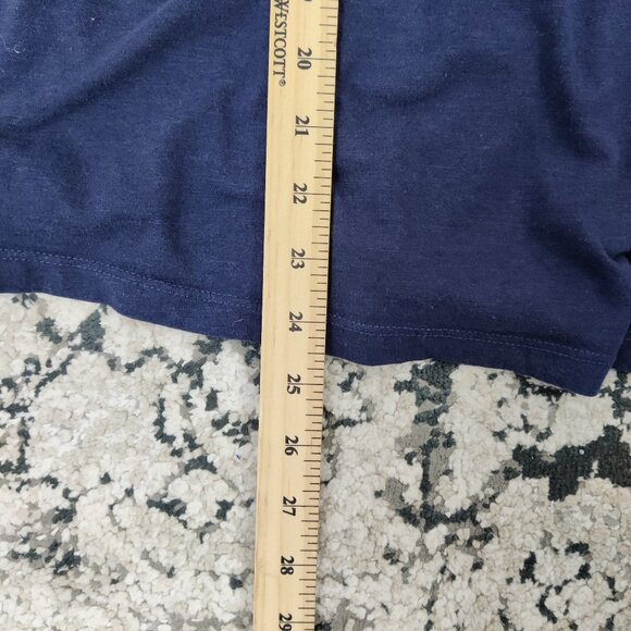 Ella Moss Women's Blouse Size M Blue Cotton Modal Embroidered Summer Lightweight - Picture 7 of 7